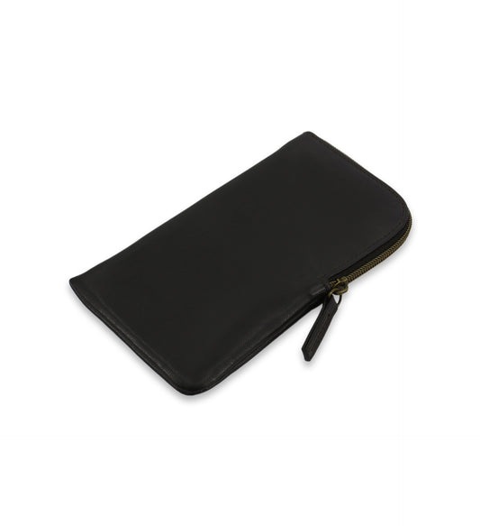 BLACK ZIPPER POUCH