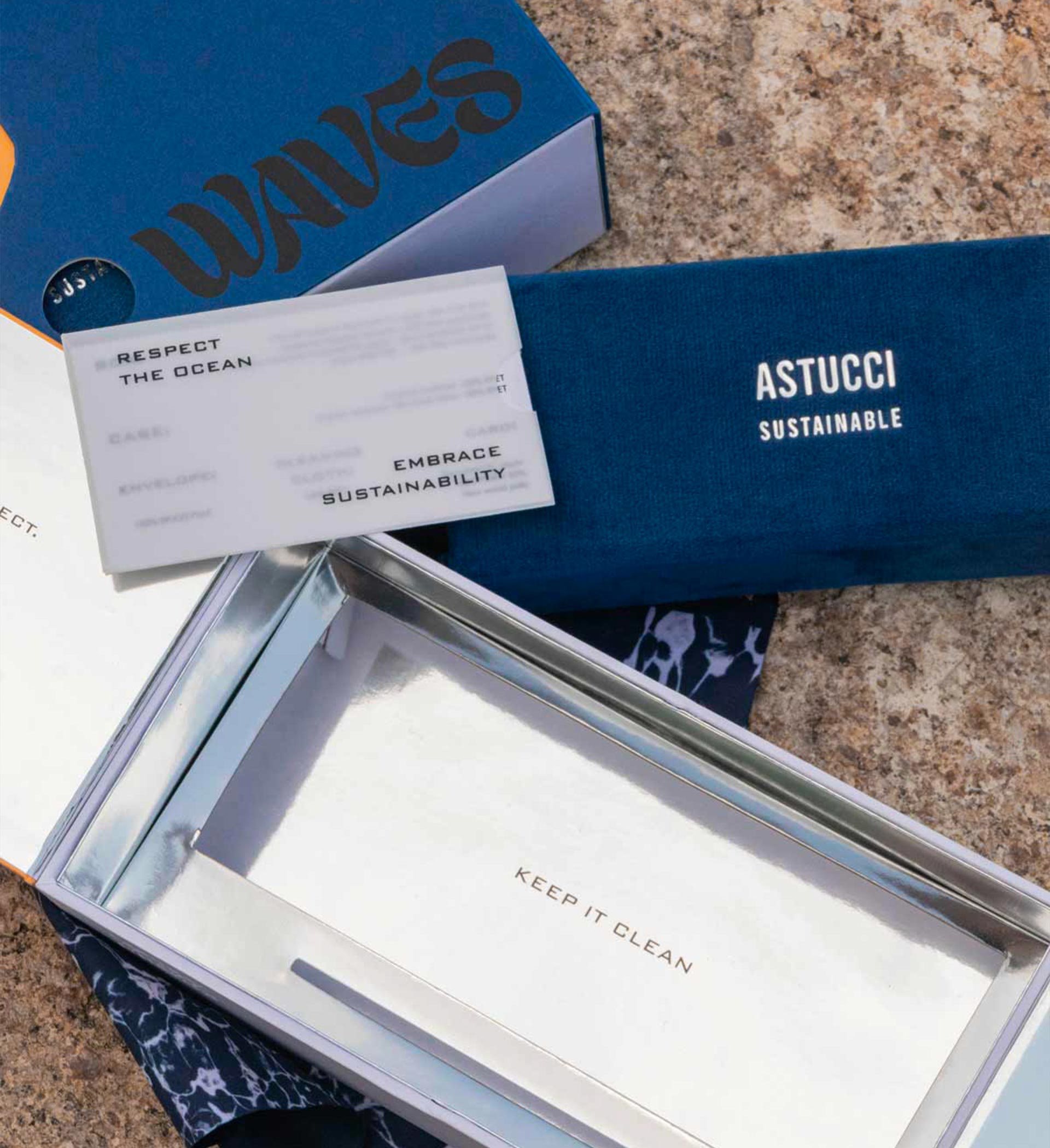 OCEAN COLLECTION Sustainable packaging design | Eco-Friendly Eyeglasses case | ASTUCCI