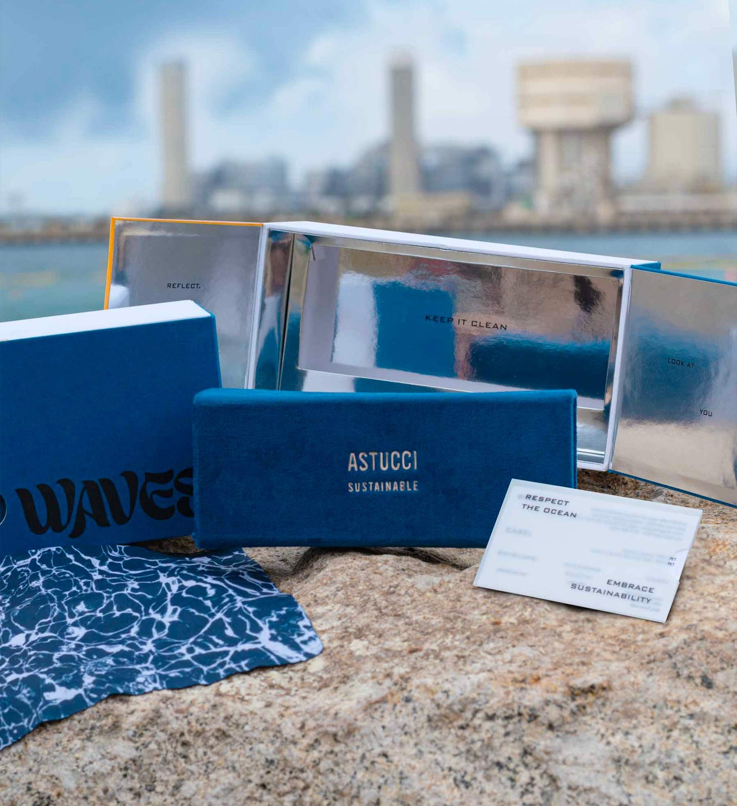 OCEAN COLLECTION Sustainable packaging design | Eco-Friendly Eyeglasses case | ASTUCCI