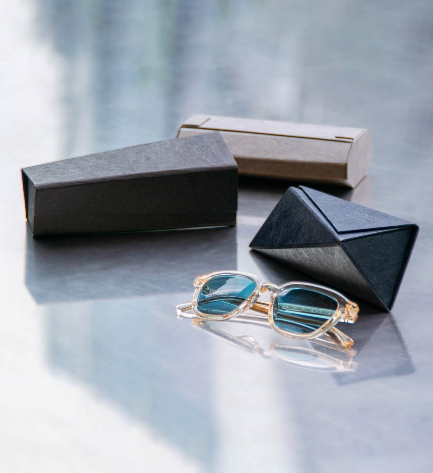 SKYSCRAPER COLLECTION Sustainable packaging design | Eco-Friendly Eyeglasses case | ASTUCCI