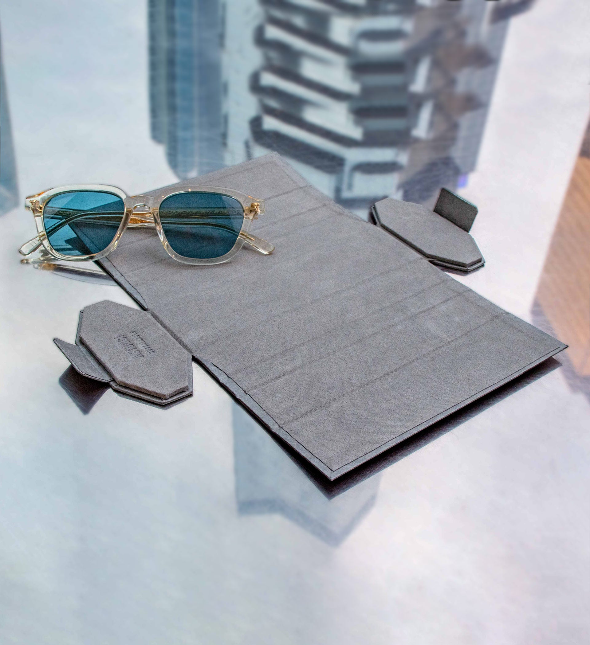 SKYSCRAPER COLLECTION Sustainable packaging design | Eco-Friendly Eyeglasses case | ASTUCCI
