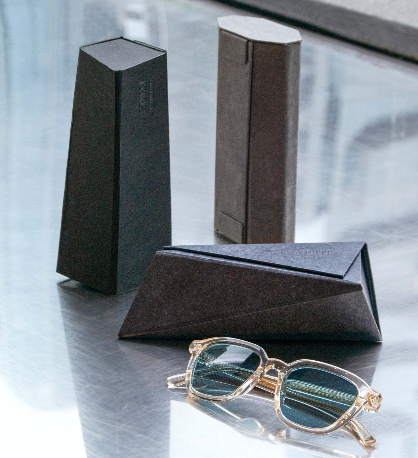 SKYSCRAPER COLLECTION Sustainable packaging design | Eco-Friendly Eyeglasses case | ASTUCCI