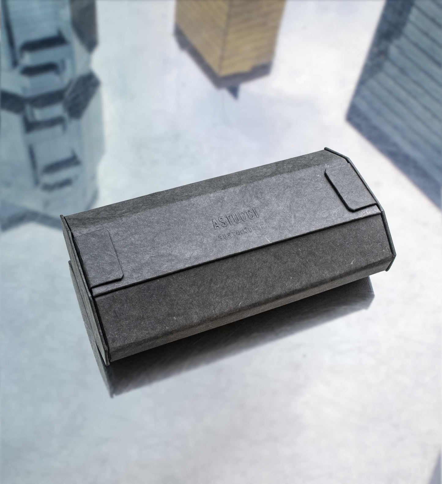 SKYSCRAPER COLLECTION Sustainable packaging design | Eco-Friendly Eyeglasses case | ASTUCCI
