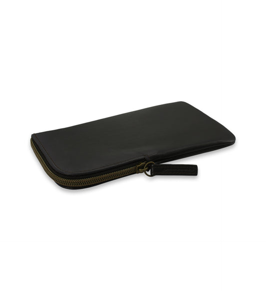 BLACK ZIPPER POUCH