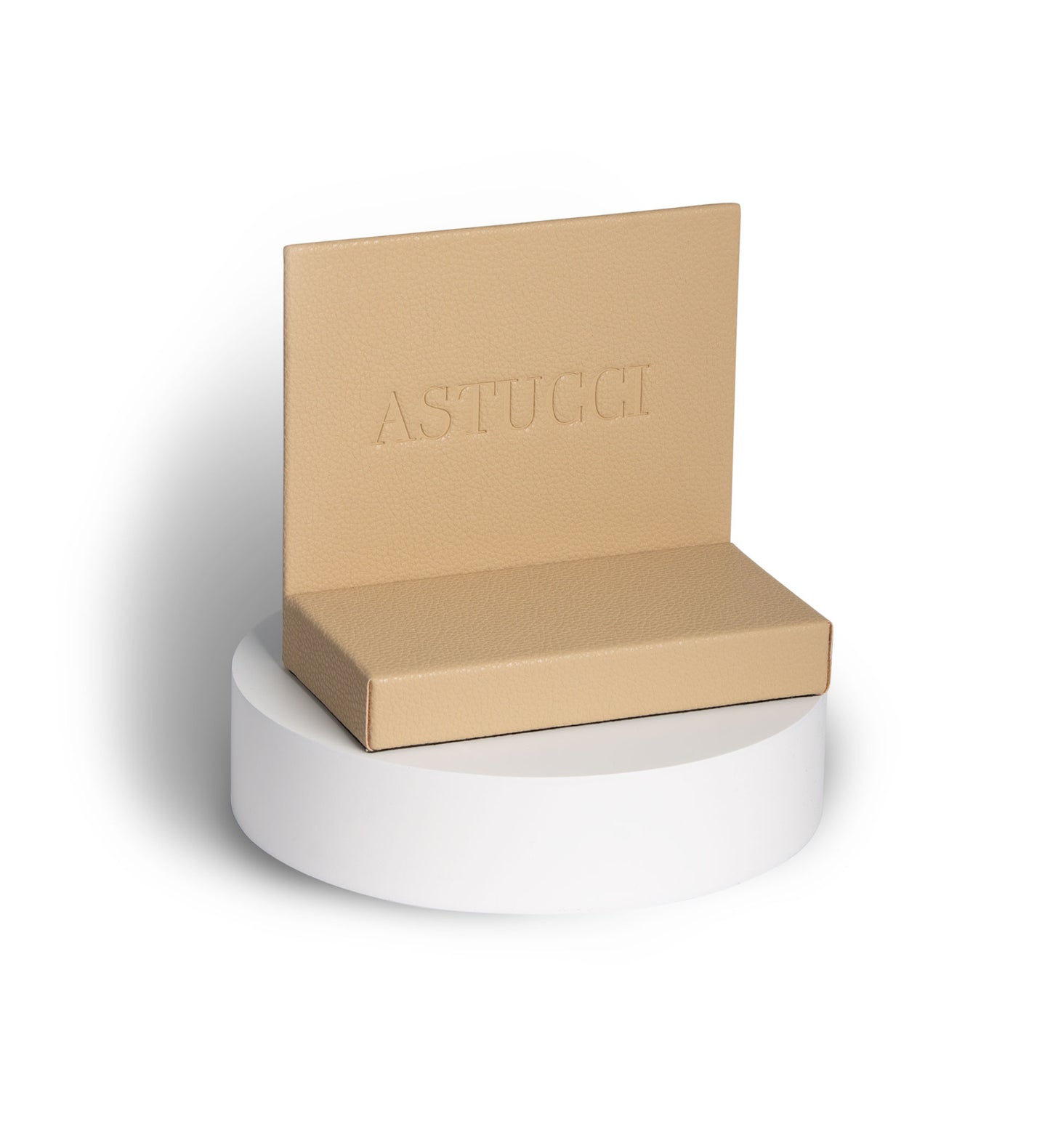 Displays and Brand Logos | PU Logoblock | Sustainable Packaging design | Eco-Friendly Eyeglasses case | Workmanship | ASTUCCI